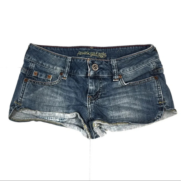 BT13 American Eagle Stylish Denim Jean Shorts 2 - Picture 1 of 4